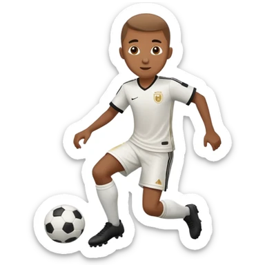 Lamine Yamal dribbling a soccer ball sticker