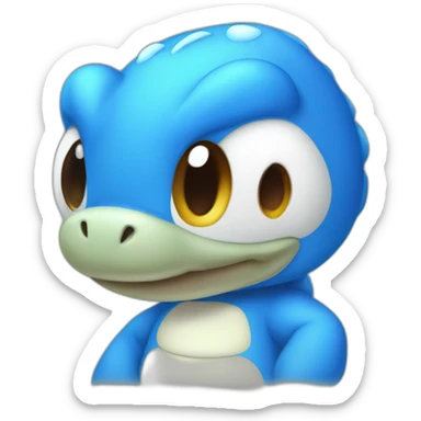 yoshi blue sticker