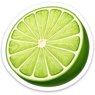 lime slice sticker