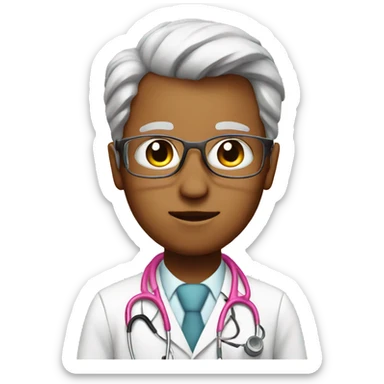 doctor scopes pink  sticker