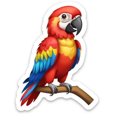 Macaw sticker
