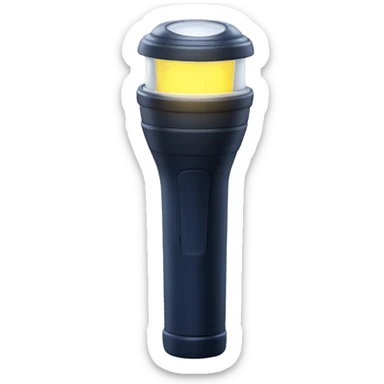 police flashlight sticker
