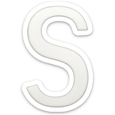 letter s sticker