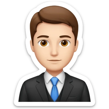 business investor person sticker