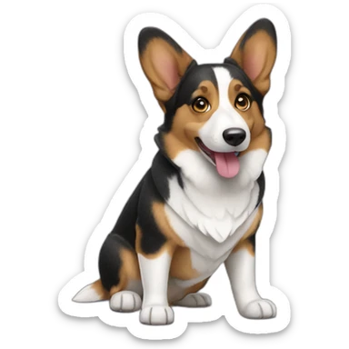 Cardigan welsh corgi sticker