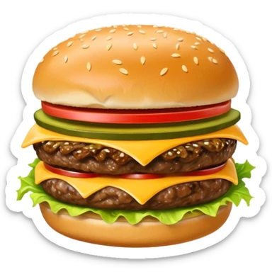 A ultra yummy Big Mac ad sticker