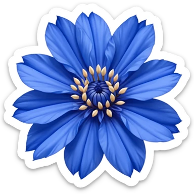 cornflower sticker