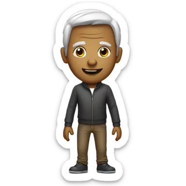 extrem glückliche person sticker