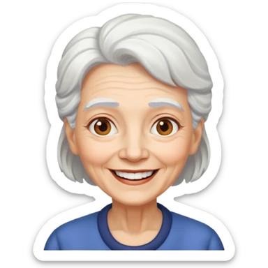 old lady retire sticker