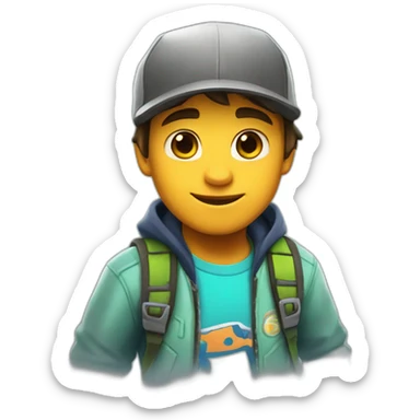 Subway surfers jack  sticker