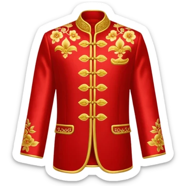 Tang suit jacket in red sticker