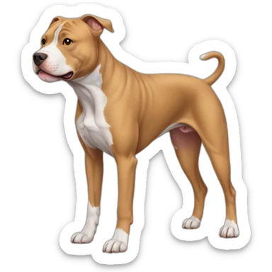 Dog-american-pit-bull-full-height sticker