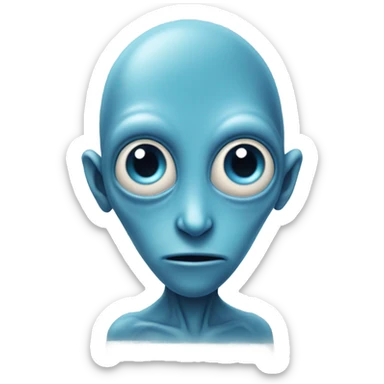 Blue s as lien sticker