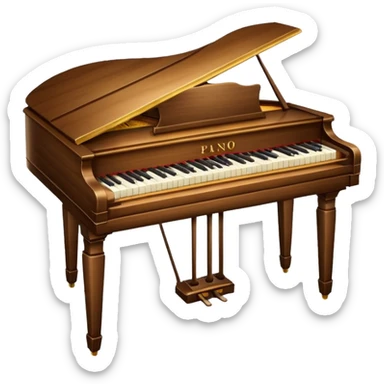 
piano sticker
