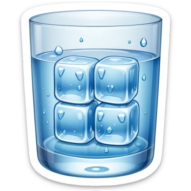 ice cubes sticker