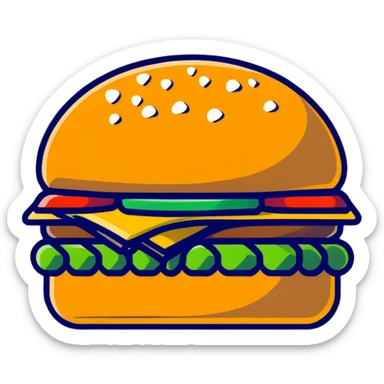 Modern UI navigation elements - hamburger menu, back button, home icon sticker