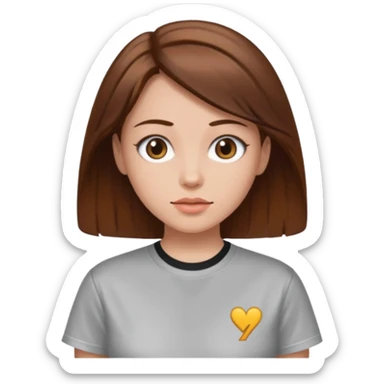 Pria aesthetic berkemeja y2k berambut brown hair  sticker