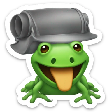 sapo mecanico sticker