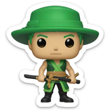 zoro funko pop sticker