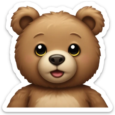 Teddy bear inlove sticker