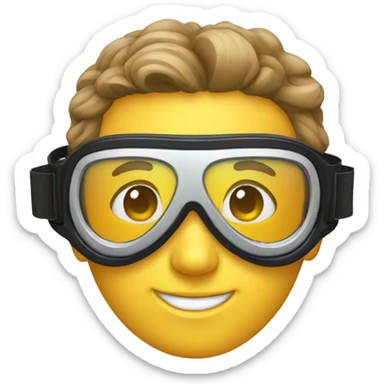 aviator goggles sticker