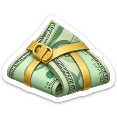 a wad of money  sticker