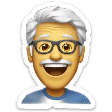 happy boomer sticker