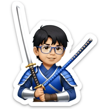 Steadfast Samurai sticker