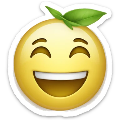 Essential oil with smile sticker