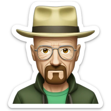Breaking bad heisenberg sticker