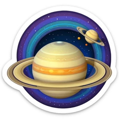 saturn sticker