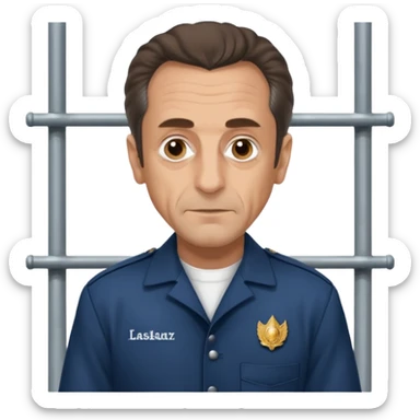 Nicolas sarkozy en prison  sticker