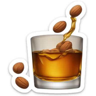 whisky-with-nuts sticker