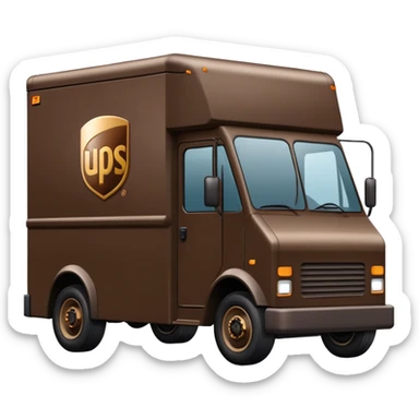 UPS truck sticker