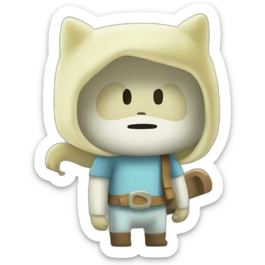 Adventure Time Finn the Human sticker