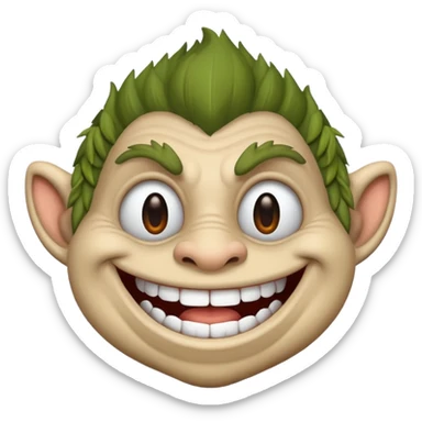 Troll face sticker