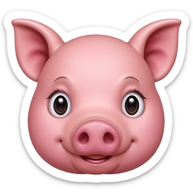 pig that says i see you sticker