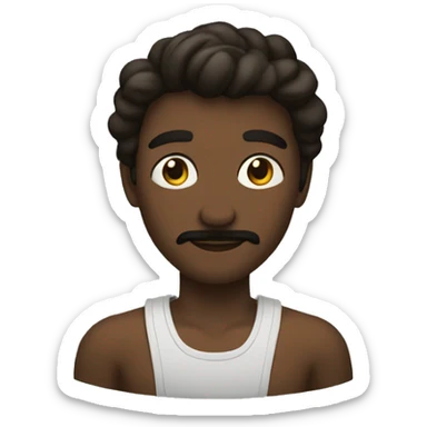 lazo negro de luto sticker