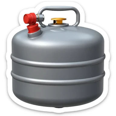 LPG cylinder sticker