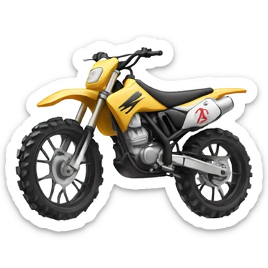 Motorcross bike  sticker