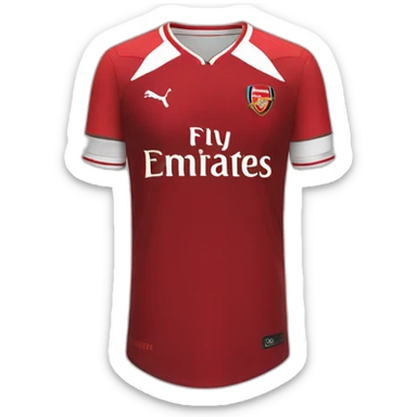 Arsenal jersey sticker