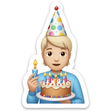 birthday sticker