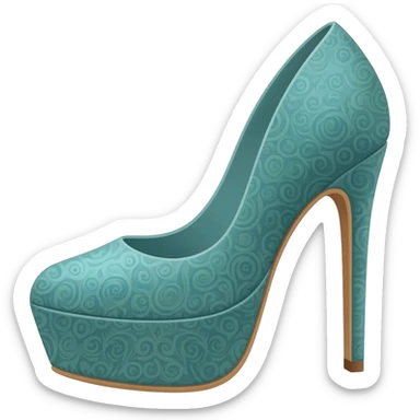 Disney princess merida high heel shoe sticker