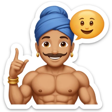 Genie with speech Bubble saying "It is Done" sticker