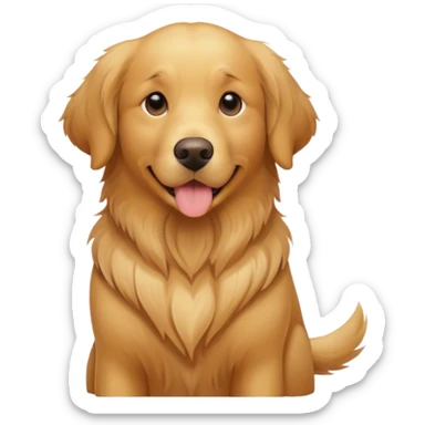 Dog in the summertime sticker