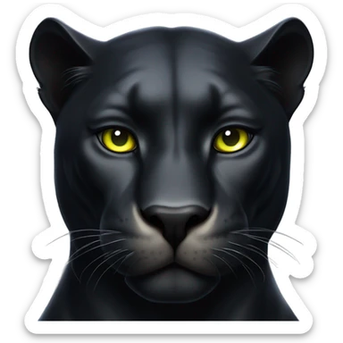 Black panther sticker
