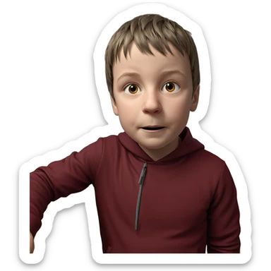 haunting portrait of a man sticker