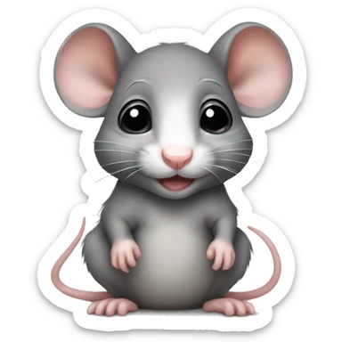 Baby rat  sticker