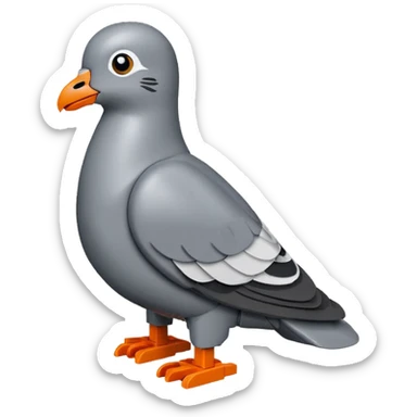 Pigeon lego set sticker