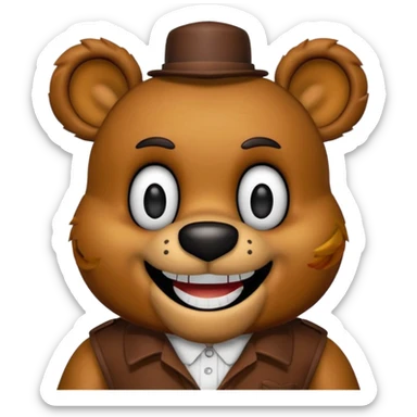 Freddy Faze bear  sticker
